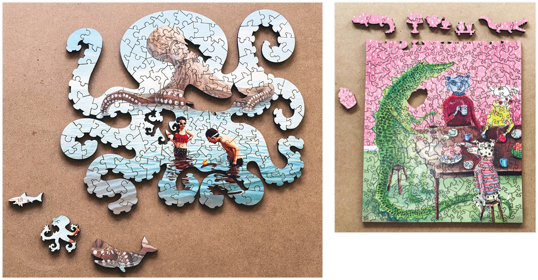 Wooden puzzles